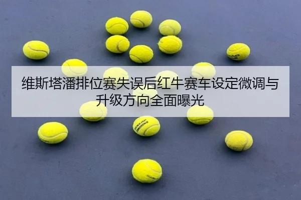 维斯塔潘排位赛失误后红牛赛车设定微调与升级方向全面曝光